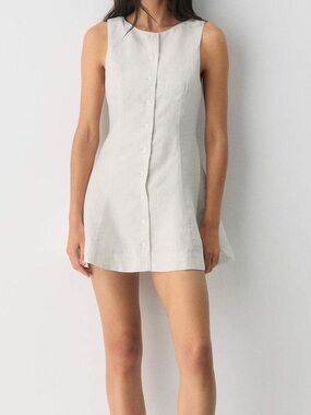 Aritzia | Dresses | Aritzia White Mini Dress | Poshmark